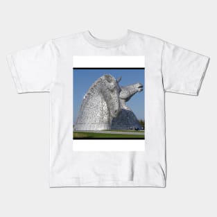 The Kelpies, Helix Park, Falkirk, Scotland Kids T-Shirt